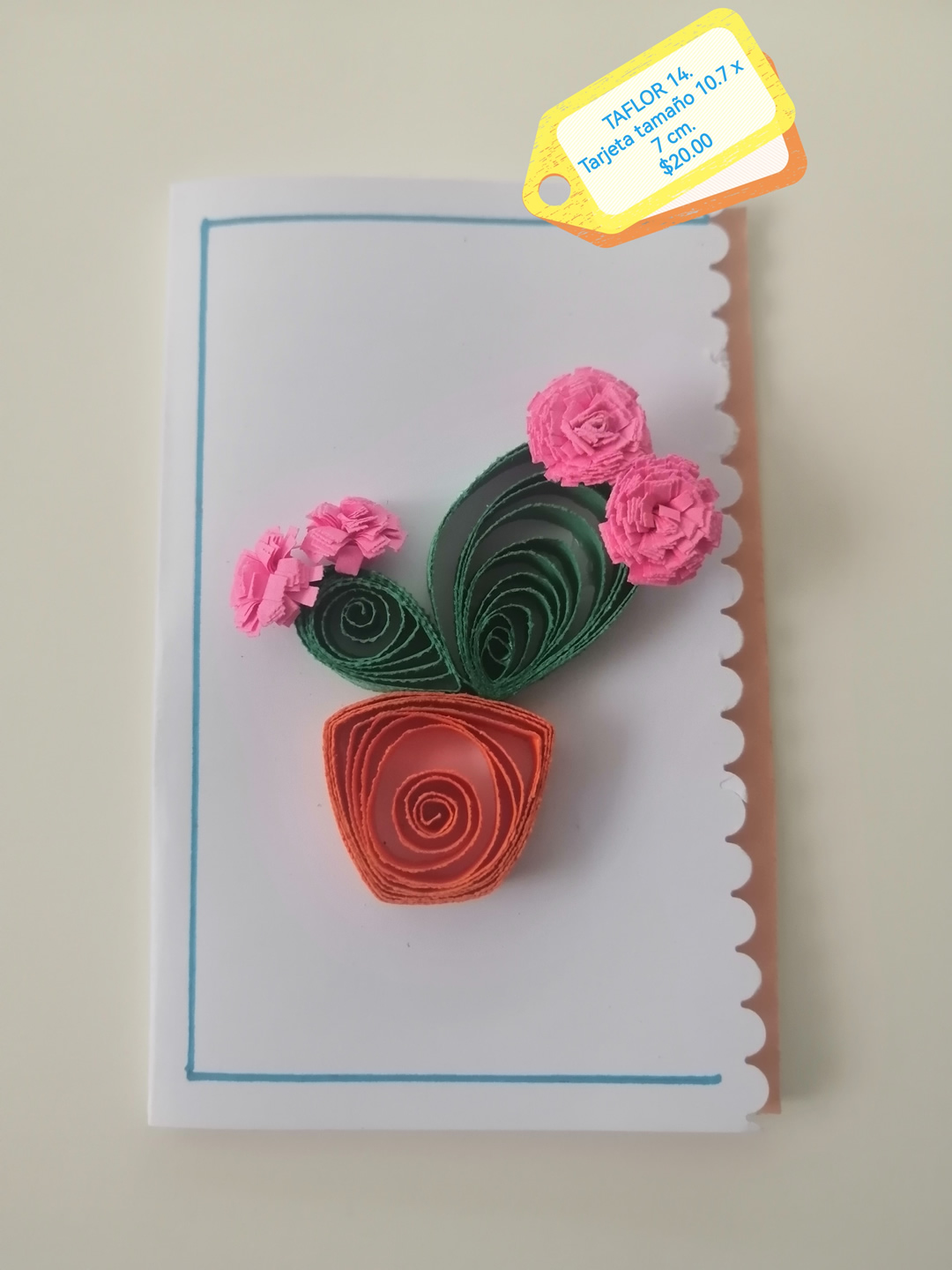 Tarjeta de flores